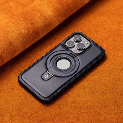 2025 New leather stand magnetic phone case