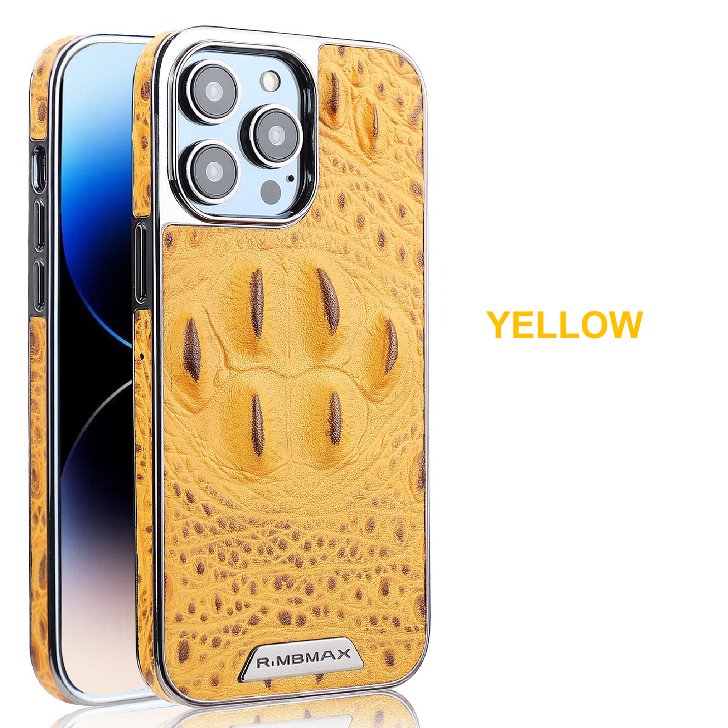 New Genuine Leather Crocodile Pattern Phone Case