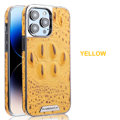 New Genuine Leather Crocodile Pattern Phone Case