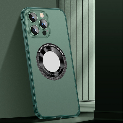 Metal Frame Hollow Magnetic Mobile Phone Case