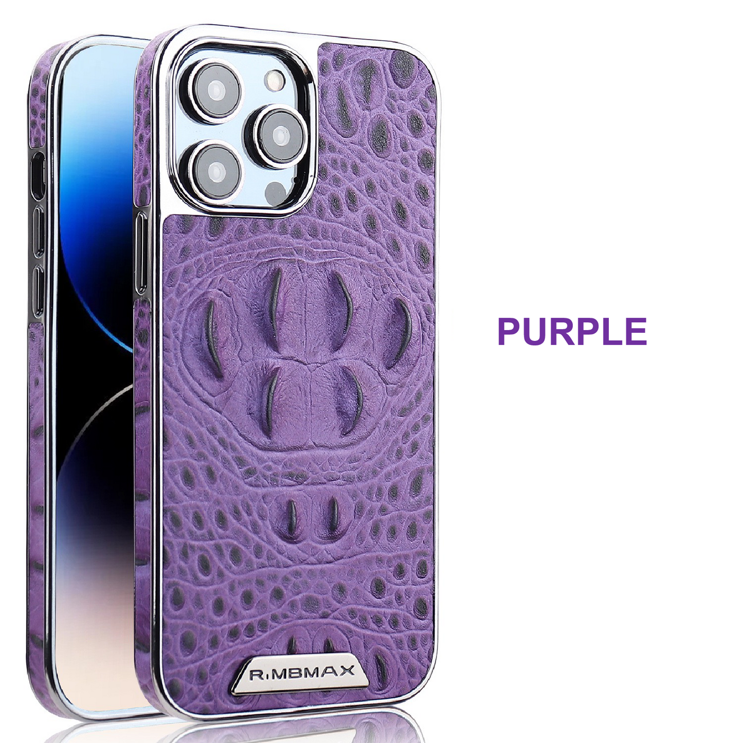 New Genuine Leather Crocodile Pattern Phone Case