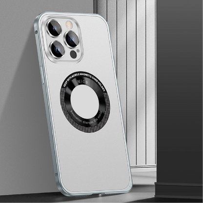 Metal Frame Hollow Magnetic Mobile Phone Case