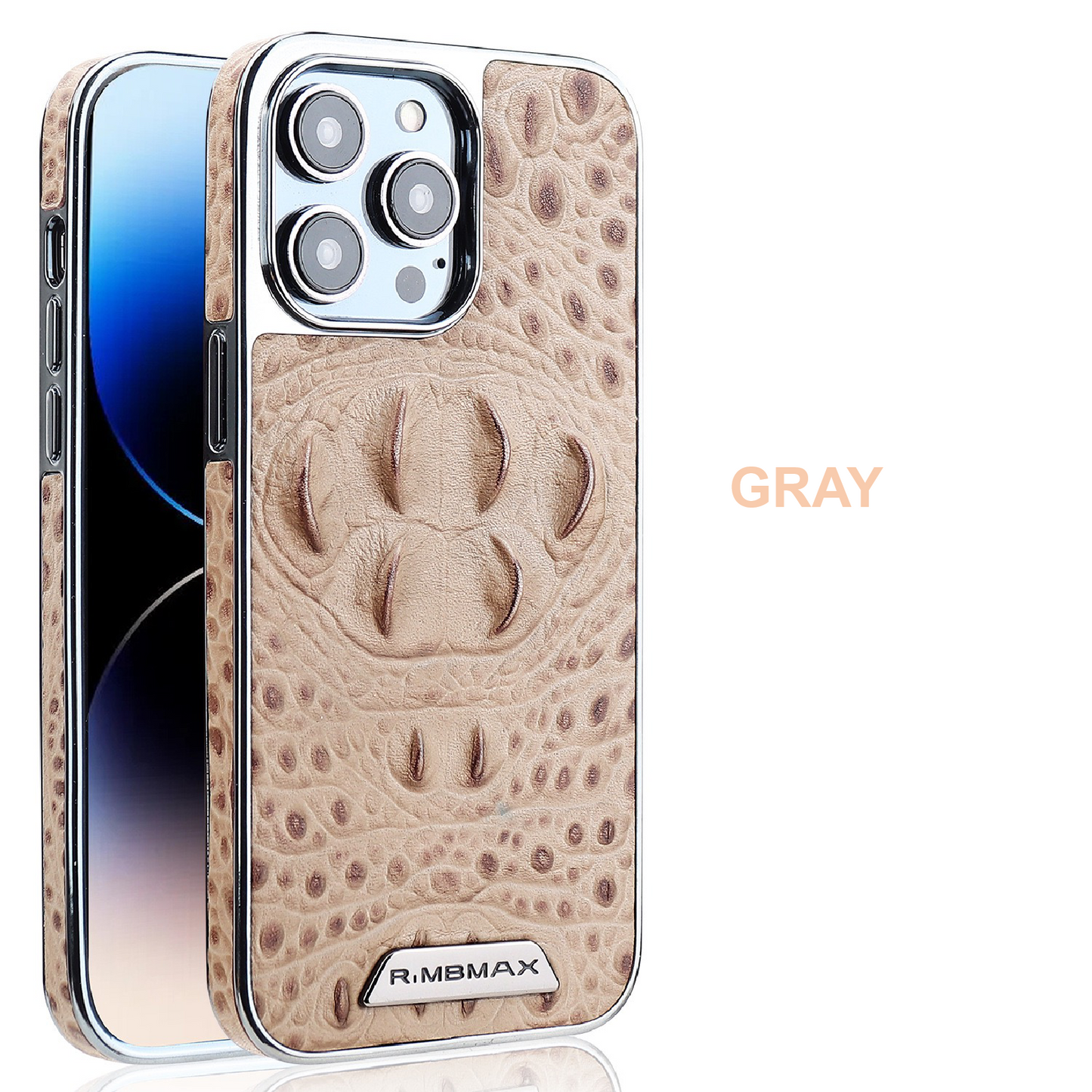 New Genuine Leather Crocodile Pattern Phone Case