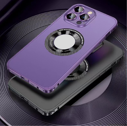 Metal Frame Hollow Magnetic Mobile Phone Case