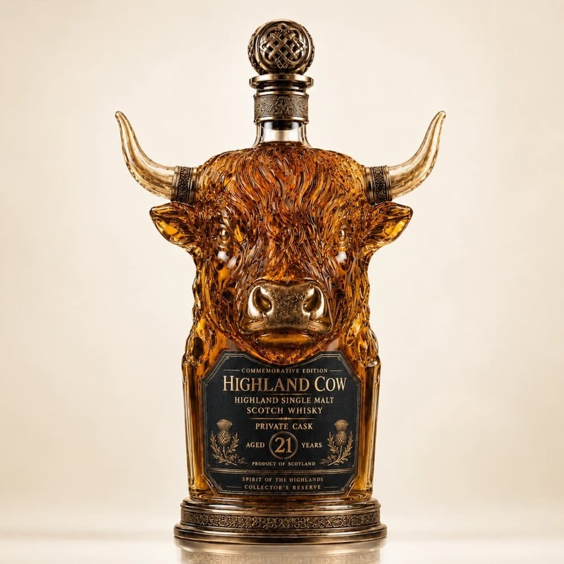 Highland Cow Private Cask 21 Year Bottle