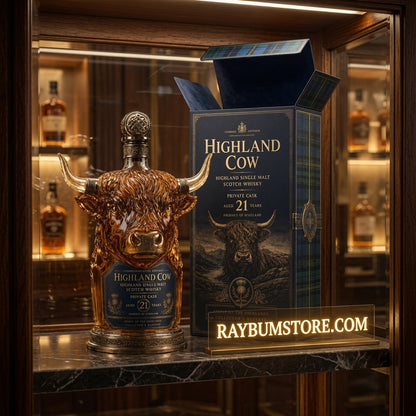 Highland Cow Private Cask 21 Year Bottle