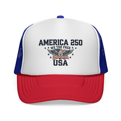 America 250 “We The Free” Patriotic Trucker Hat