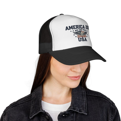 America 250 “We The Free” Patriotic Trucker Hat