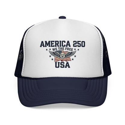 America 250 “We The Free” Patriotic Trucker Hat
