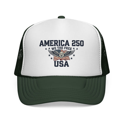 America 250 “We The Free” Patriotic Trucker Hat
