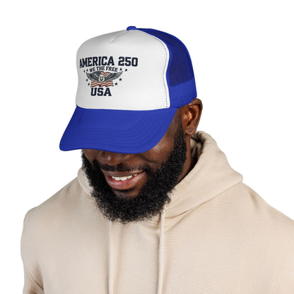 America 250 “We The Free” Patriotic Trucker Hat