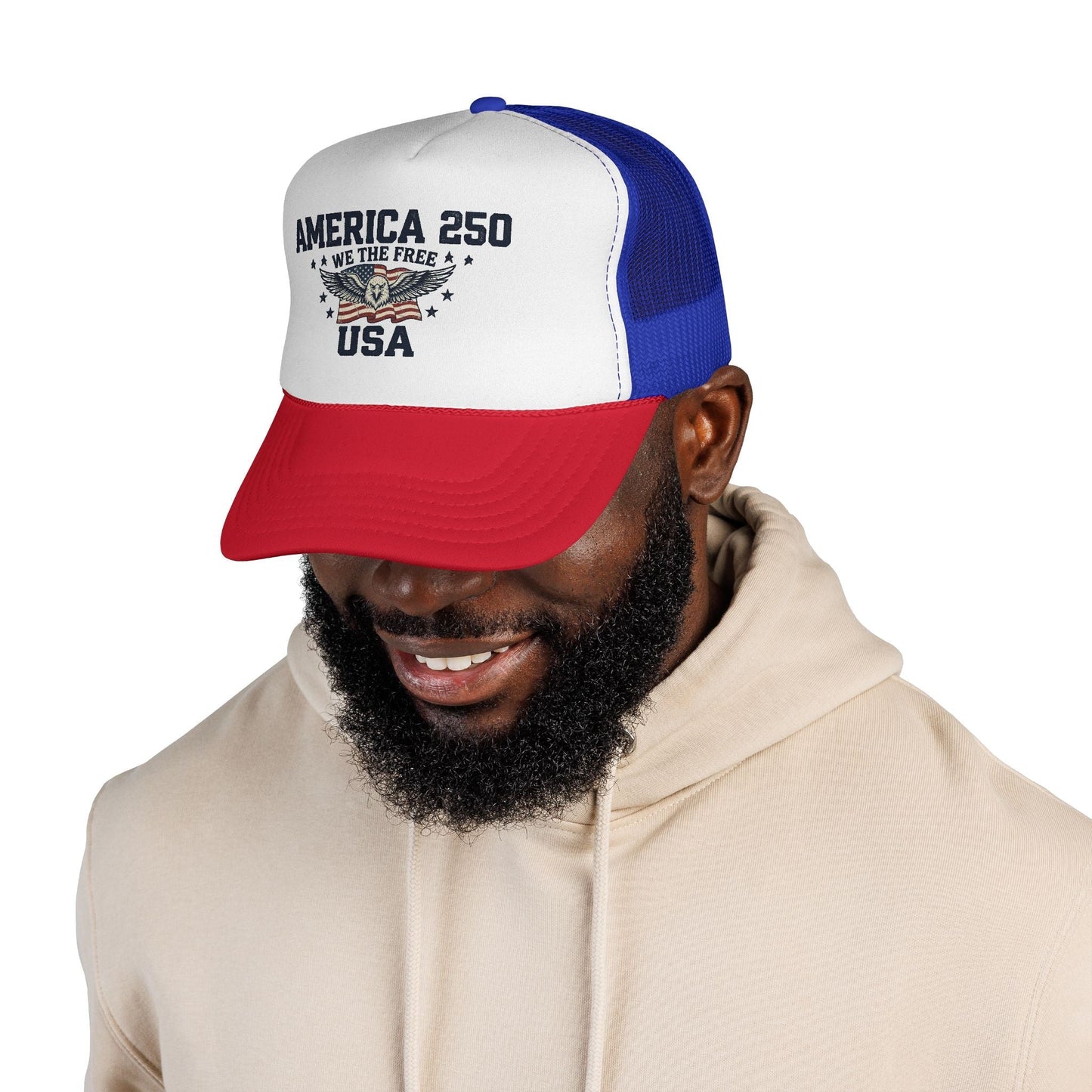 America 250 “We The Free” Patriotic Trucker Hat