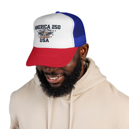 America 250 “We The Free” Patriotic Trucker Hat