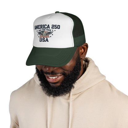 America 250 “We The Free” Patriotic Trucker Hat