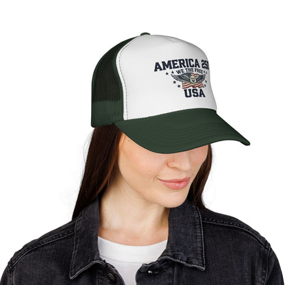 America 250 “We The Free” Patriotic Trucker Hat