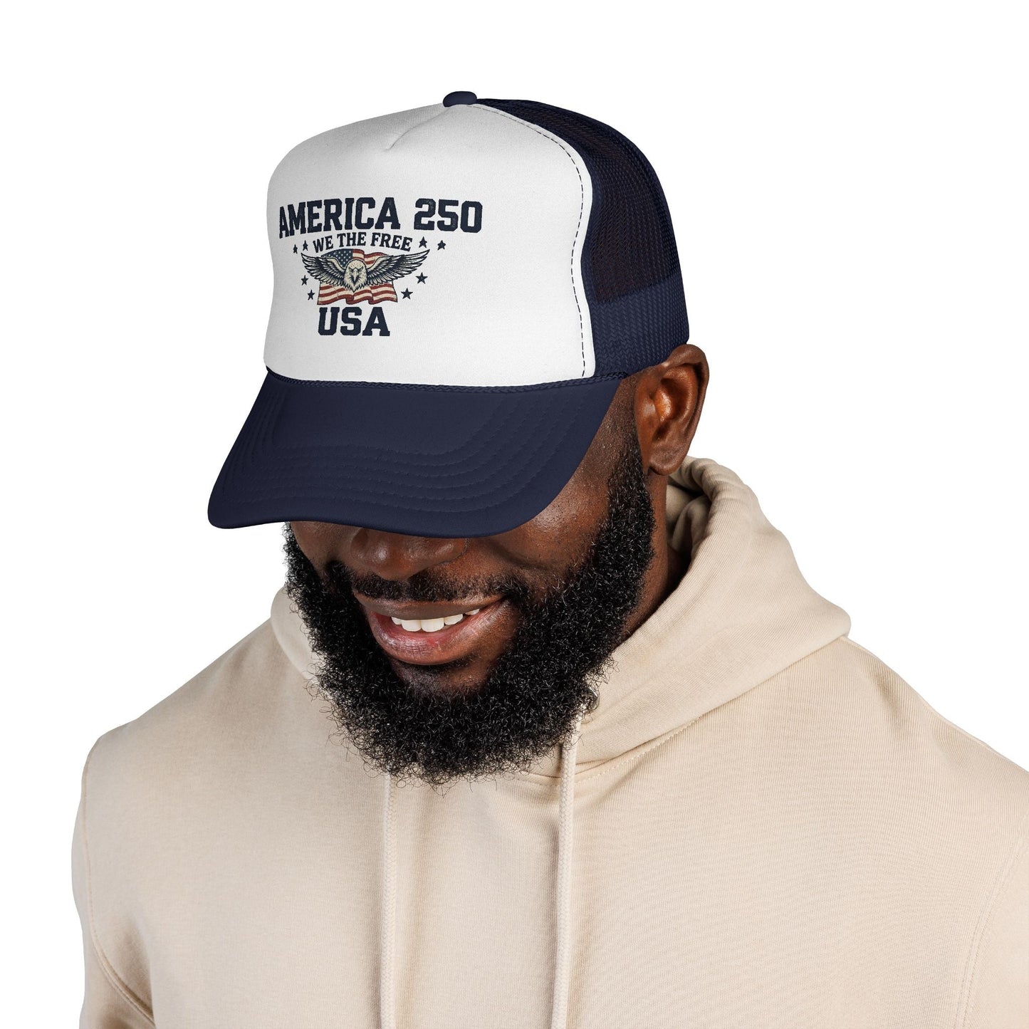 America 250 “We The Free” Patriotic Trucker Hat