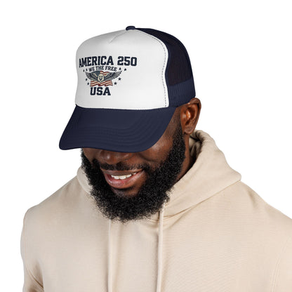 America 250 “We The Free” Patriotic Trucker Hat