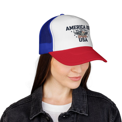 America 250 “We The Free” Patriotic Trucker Hat