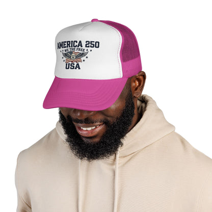 America 250 “We The Free” Patriotic Trucker Hat