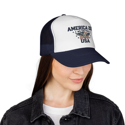 America 250 “We The Free” Patriotic Trucker Hat