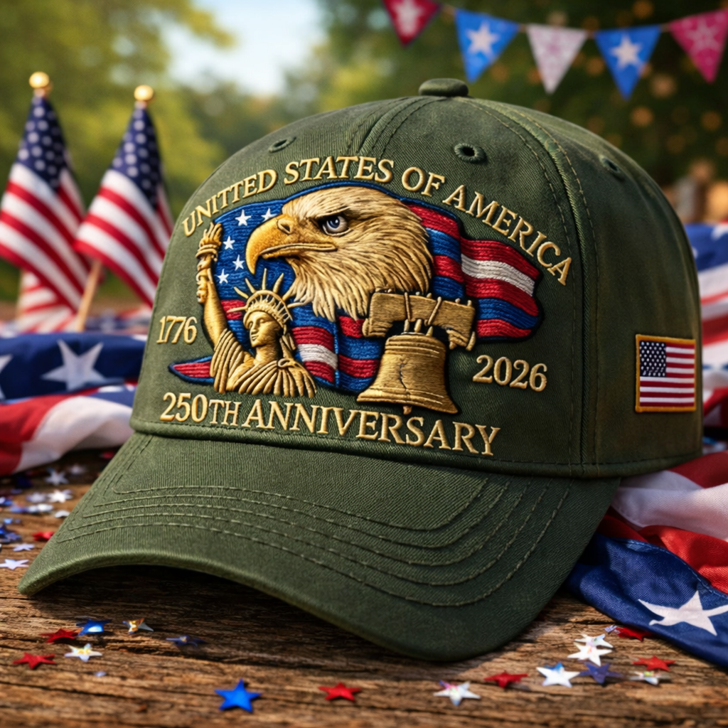 America 250th 1776–2026 Commemorative Hat – Limited Patriotic Edition