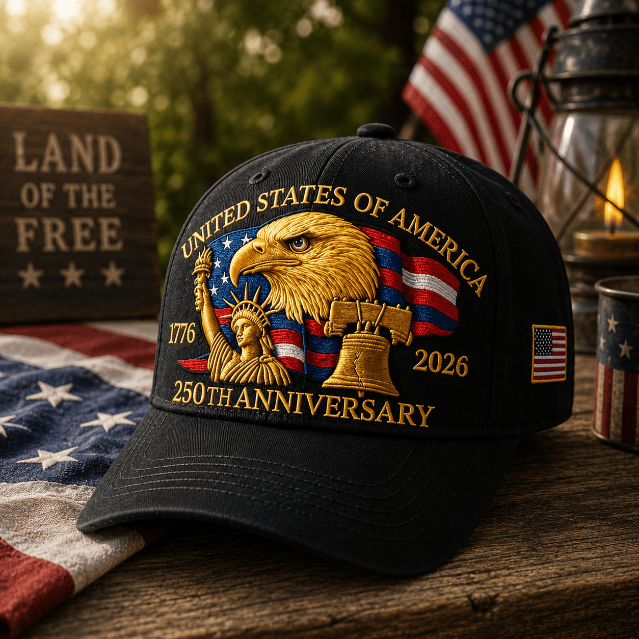 America 250th 1776–2026 Commemorative Hat – Limited Patriotic Edition