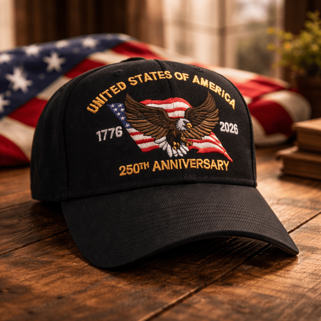 America’s 250th Anniversary Eagle Heritage Premium Embroidered Hat
