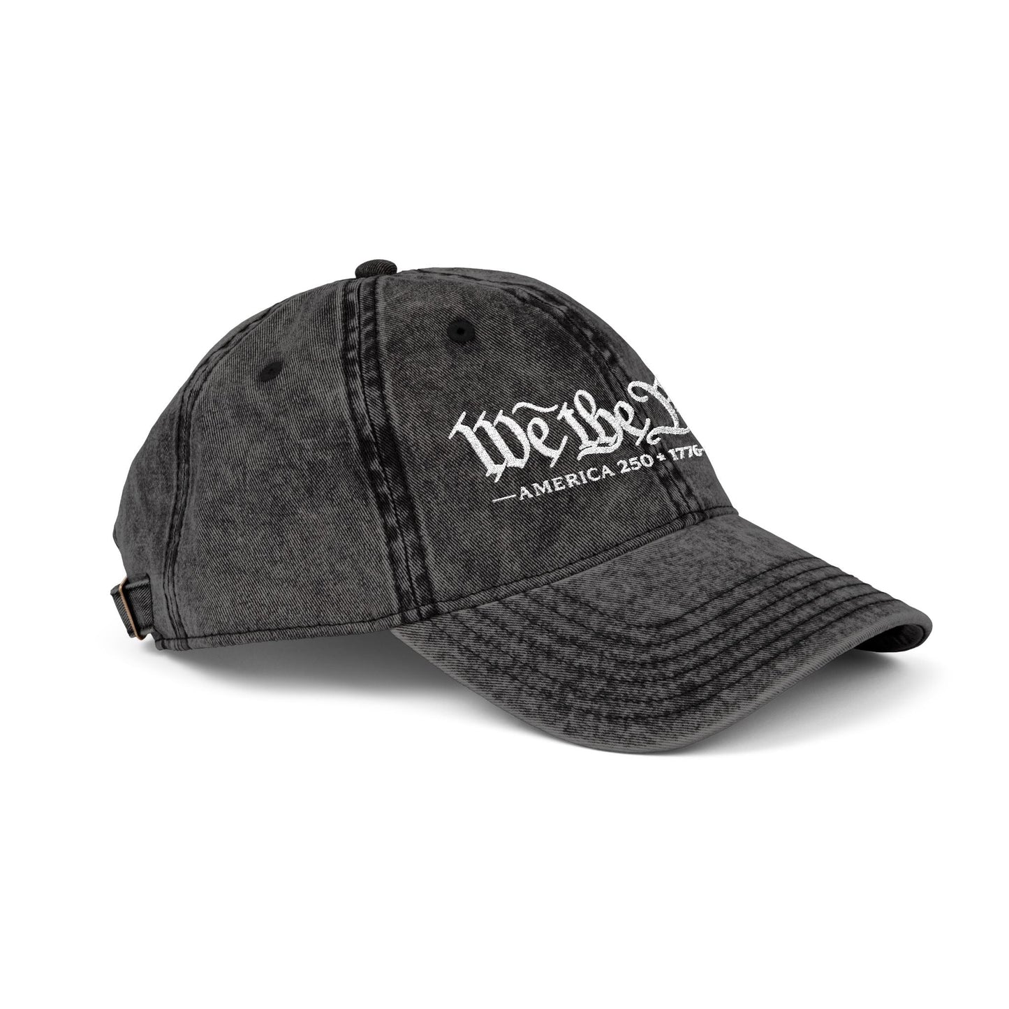 'We the People' Vintage Custom Embroidered Hat