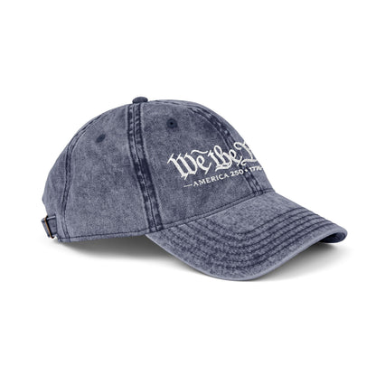'We the People' Vintage Custom Embroidered Hat