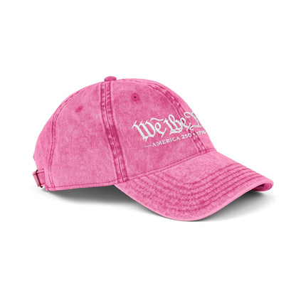 'We the People' Vintage Custom Embroidered Hat
