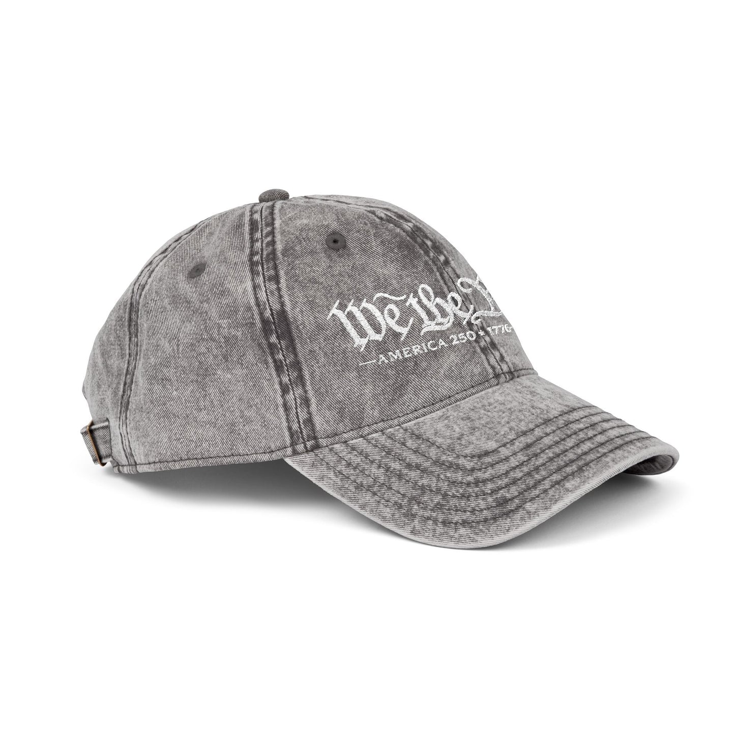 'We the People' Vintage Custom Embroidered Hat